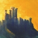 Dark Castle Oil painting prin