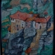 Prayer in the sky at Meteora
