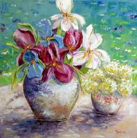 Still life with Gardenflowers