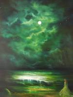 The lady in green