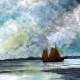 Zeilen op wad